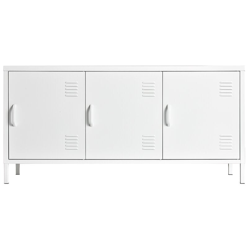 Metal 3 Door Accent Cabinet