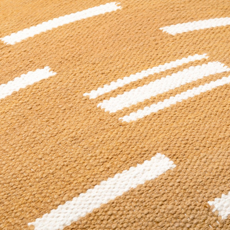 Chanterelle Embroidered Cotton Throw Pillow