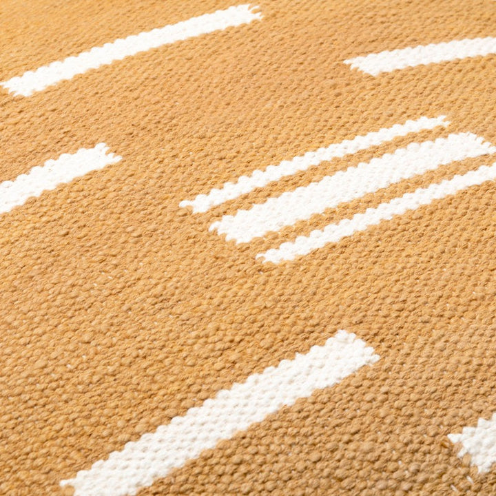 Chanterelle Embroidered Cotton Throw Pillow