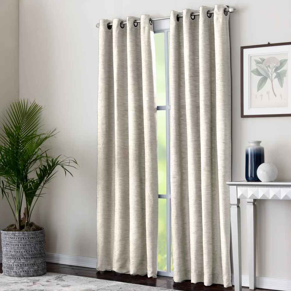 Koopman Solid Room Darkening Grommet Single Curtain Panel-95"