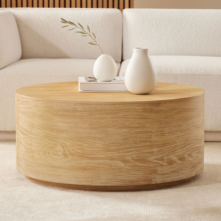 Volume Round Drum Coffee Table