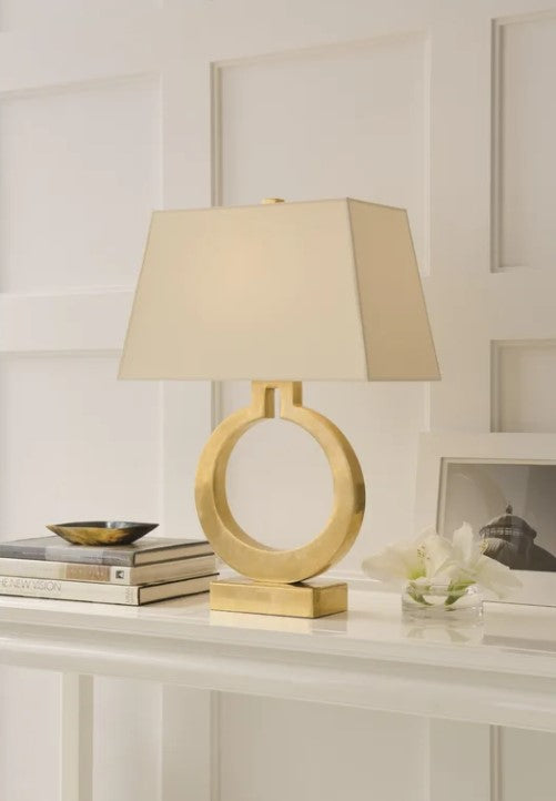 Visual Comfort Signature Ring Form Small Table Lamp