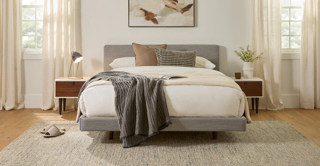 Tessu Glaze Gray Bed- Queen