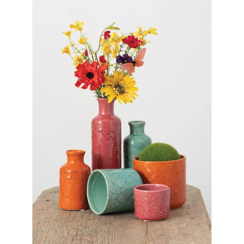 Arlillian Ceramic Decorative Bottle Medium