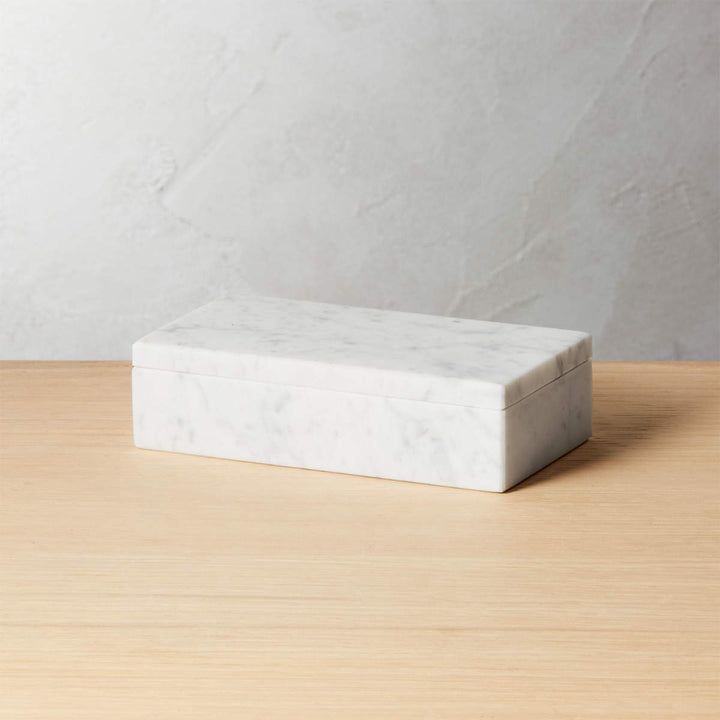 Large White Marble Box