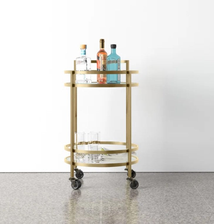 Augusto Metal Bar Cart