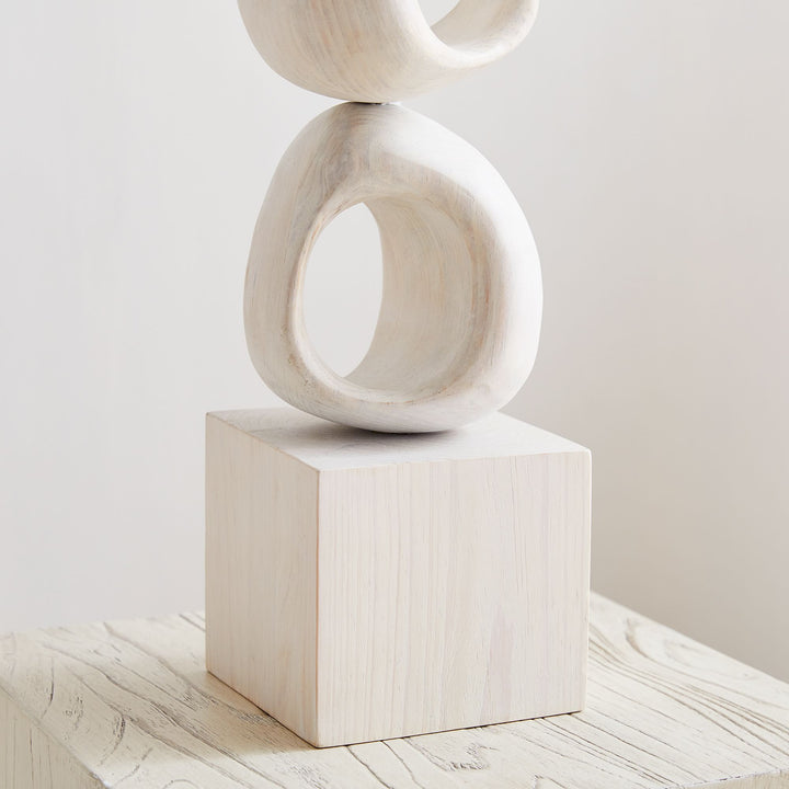 Diego Olivero Floor Sculptures White Circles
