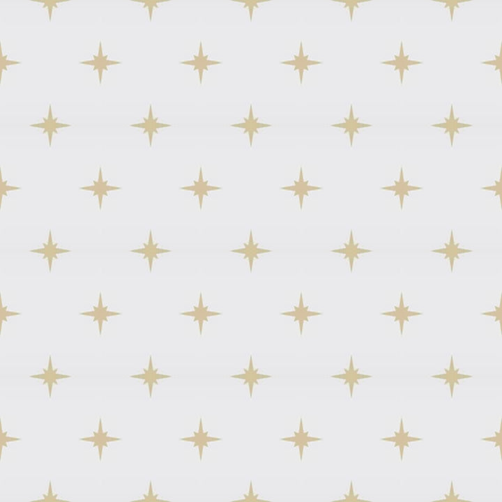 Retro Stars Fabric Wall Decal Set of 22