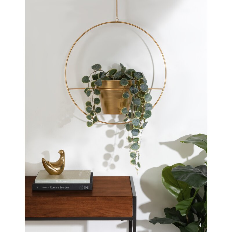 Isai Hoop Metal Hanging Planter