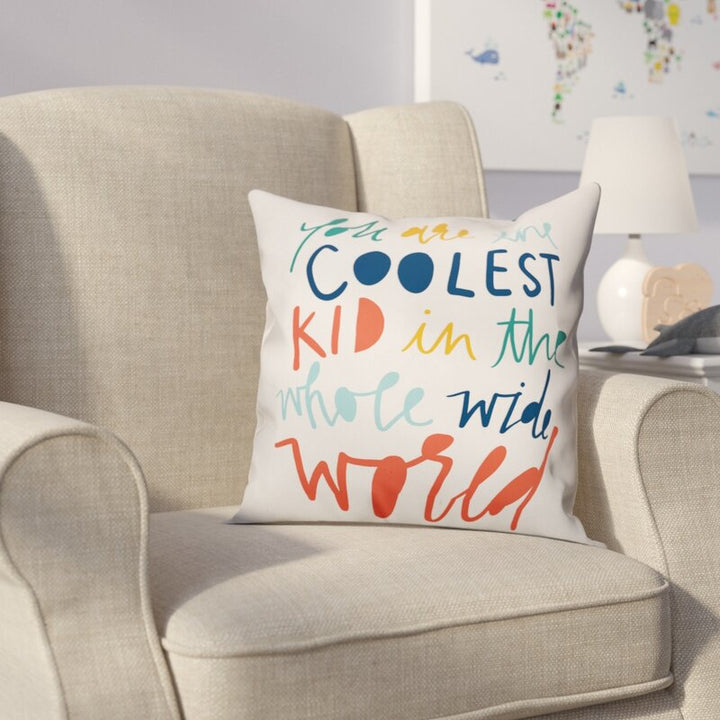 Adairsville Kid Square Pillow Cover With Insert