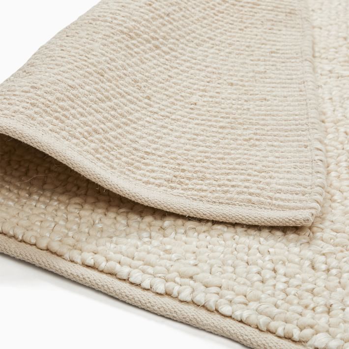 Mini Pebble Jute Wool Rug-9'x12'