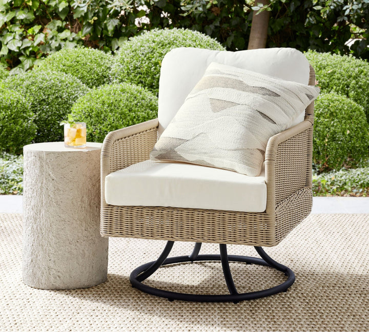 Brock Textured Outdoor Pillow-20"x20"