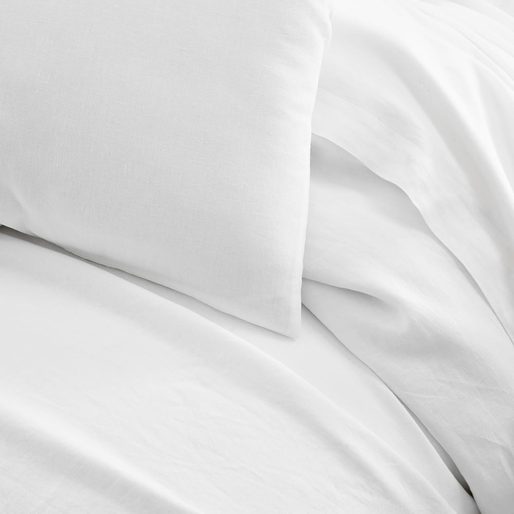 European Flax Linen Sham No Insert-26"x20"