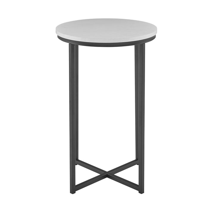 Wasser Cross Legs End Table