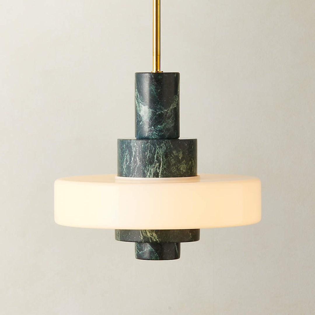 MERCURY GREEN MARBLE PENDANT LIGHT