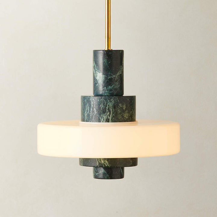 MERCURY GREEN MARBLE PENDANT LIGHT