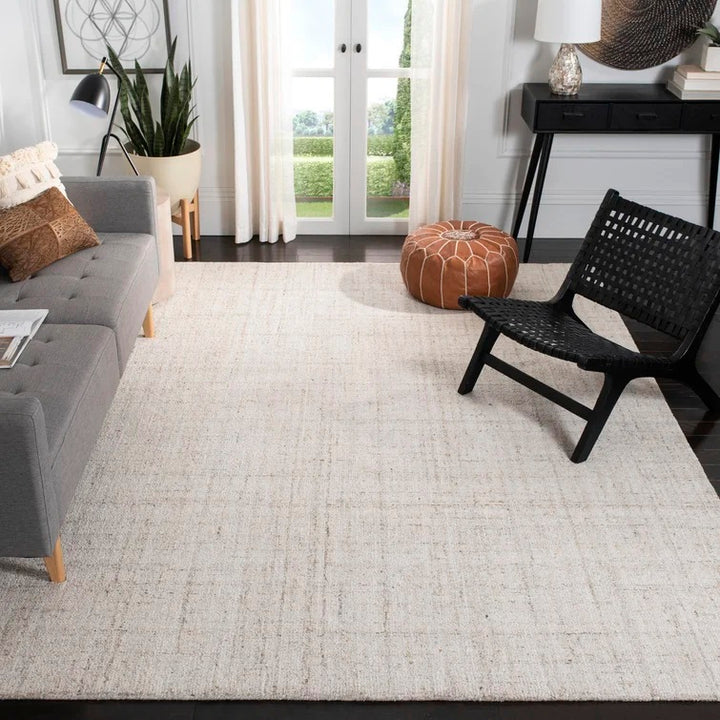 Gaten Handmade Tufted Area Rug in Ivory-9'x12'
