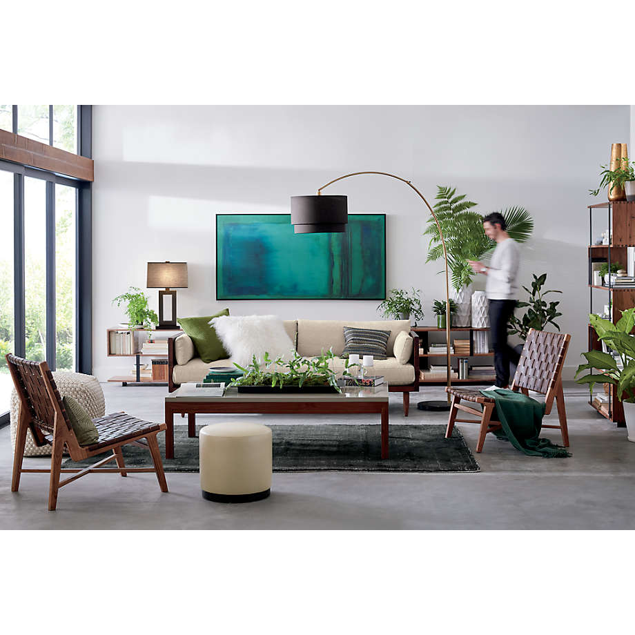 Emerald Print with Frame-38"x74"