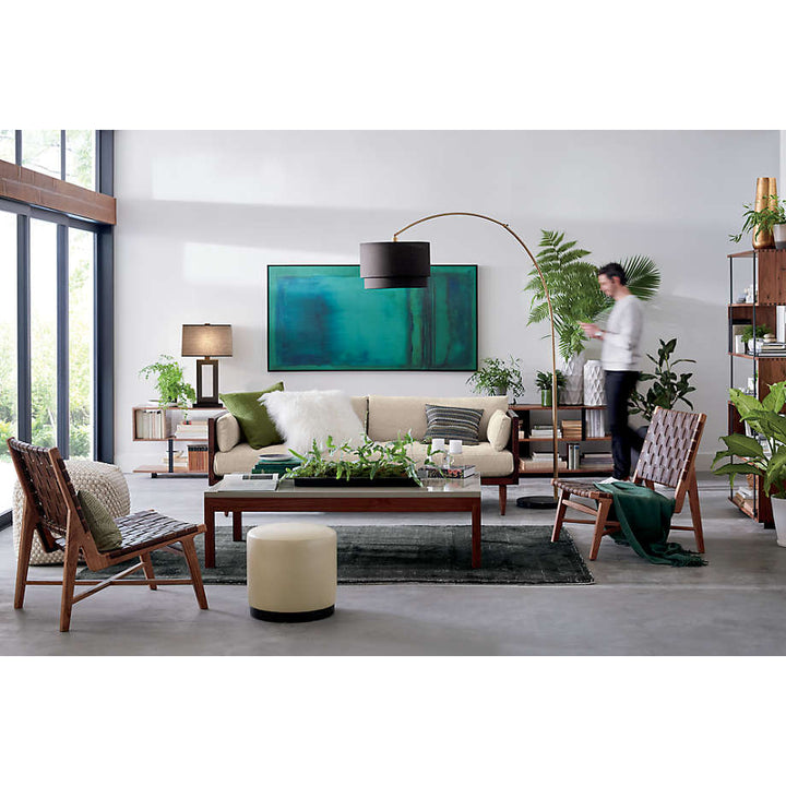 Emerald Print with Frame-38"x74"