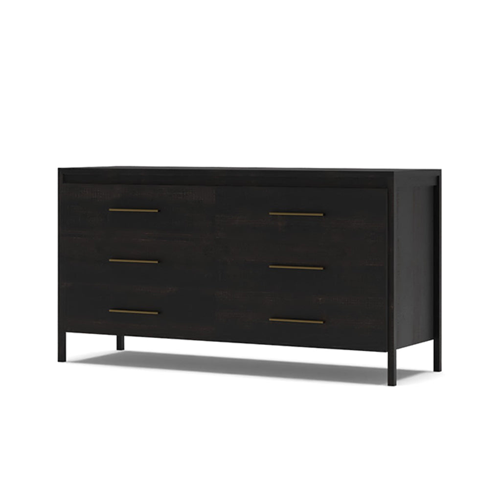 Rubbed Black Gravity 6 Drawer