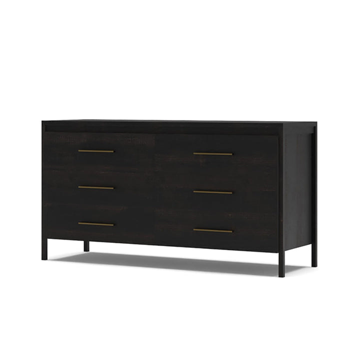 Rubbed Black Gravity 6 Drawer