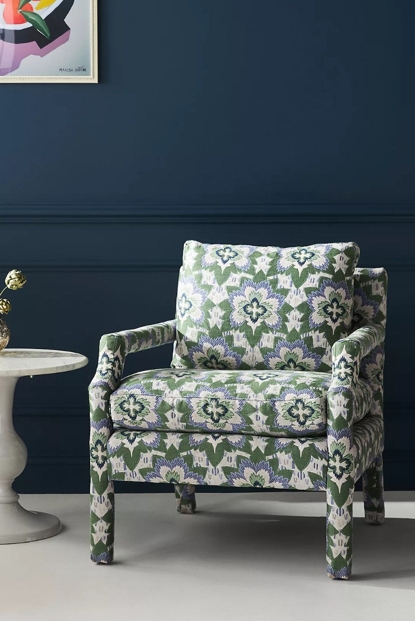 Astrea Jacquard-Woven Delaney Chair