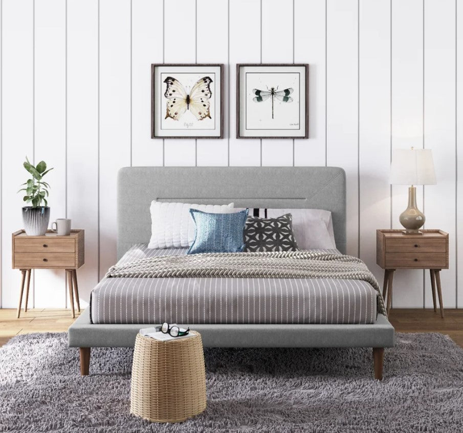 Serta Sierra Collection Upholstered Platform Bed