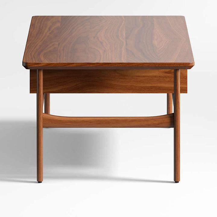 Tate Walnut Wood Storage Coffee Table