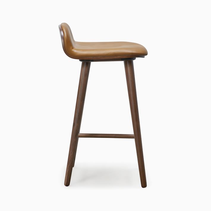 Boulder Leather Counter Stool