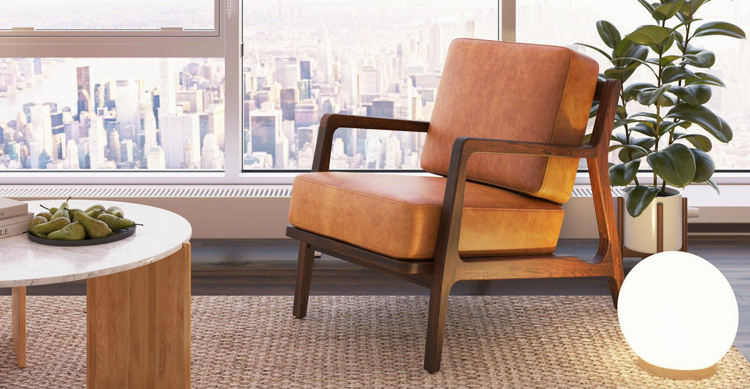 Verity Leather Lounge Chair