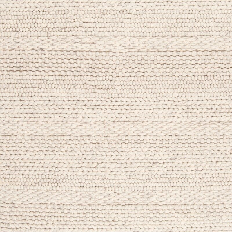 Othello Handmade Flatweave Wool Ivory Area Rug-2'6''x10'