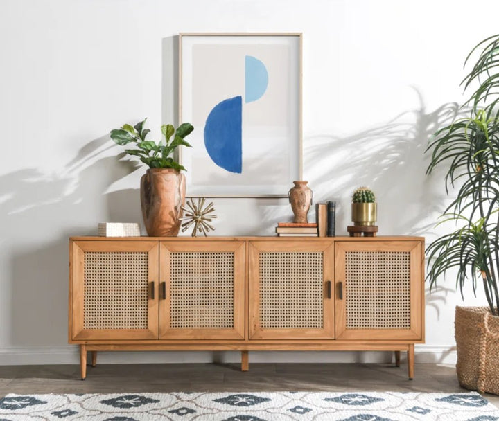Genie Solid Wood 4 Door Sideboard