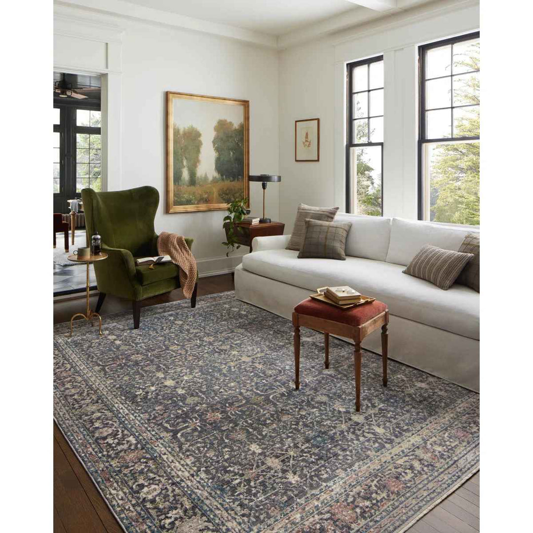 Jean Stoffer Loloi Bradbury Midnight Multi Area Rug-7'10"x10'