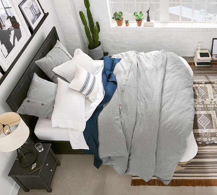 Wheaton Striped Linen Cotton Duvet-King