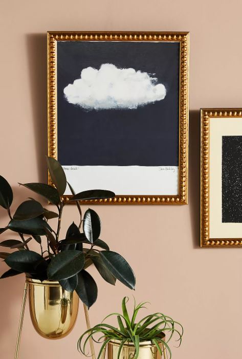 Storm Cloud Wall Art with frame