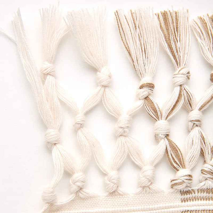 Kizer Striped 100% Cotton Table Runner