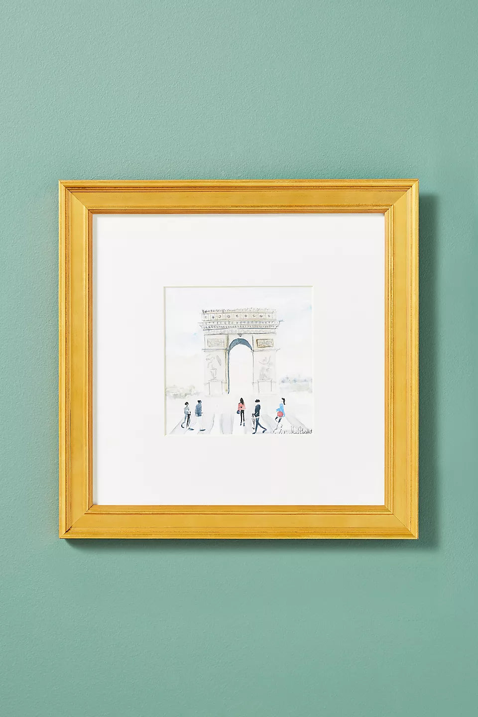 Paris Commute Wall Art with Frame