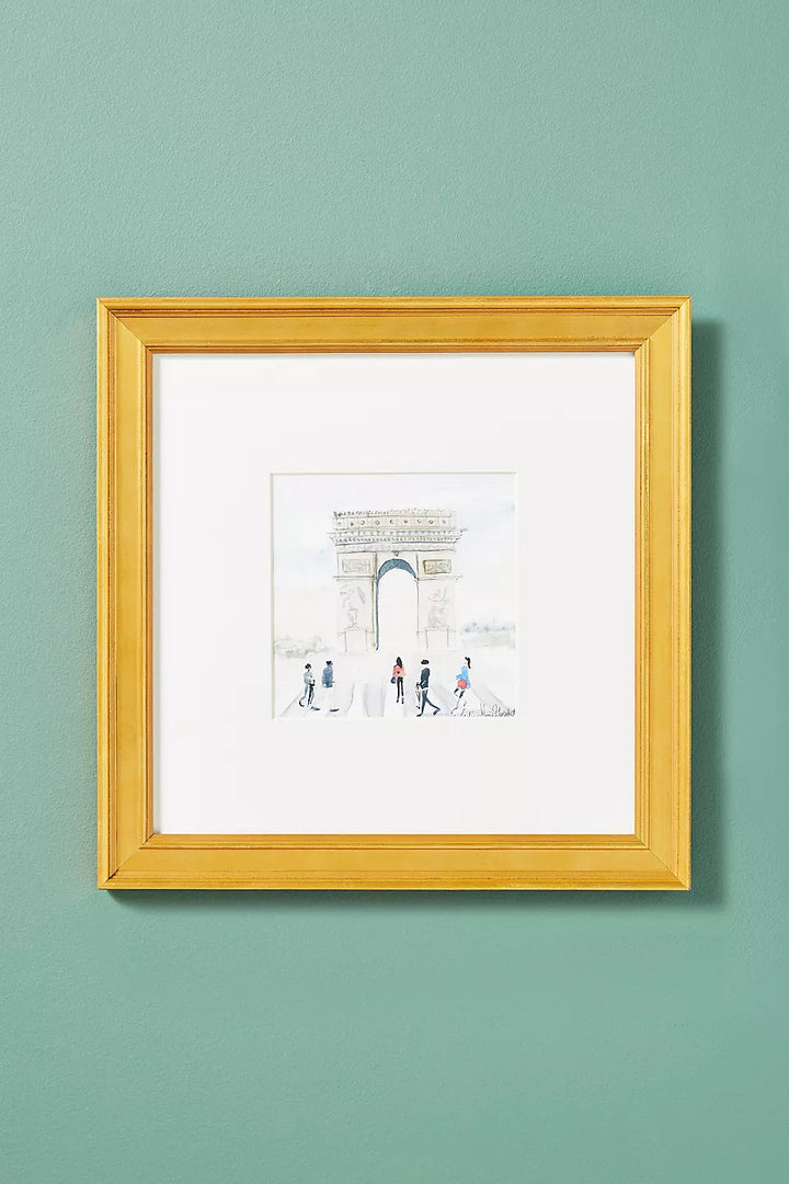 Paris Commute Wall Art with Frame