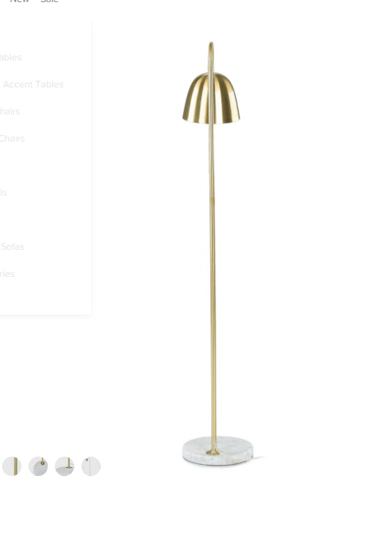 Lissom Brass Floor Lamp