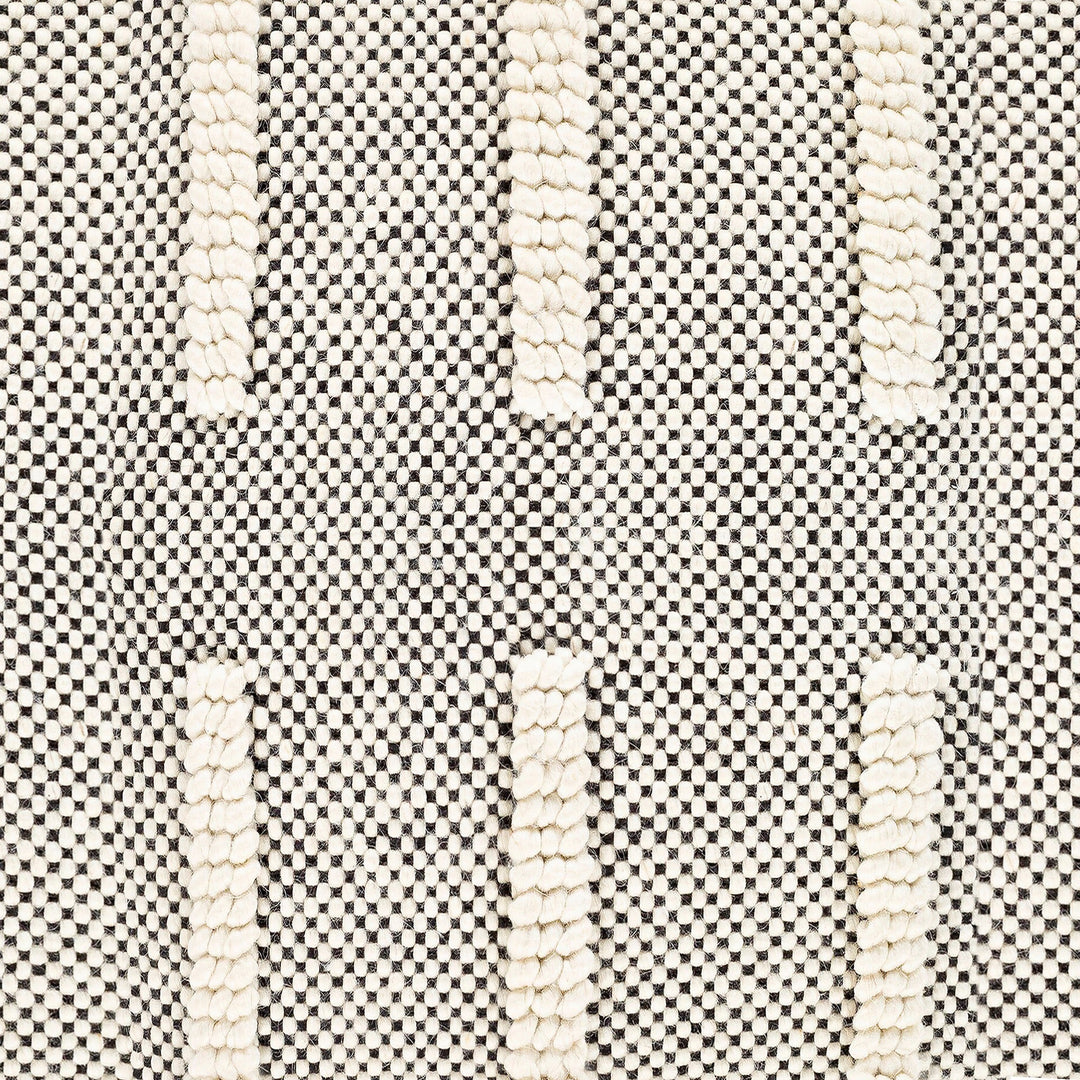 Sefarina Striped Cotton Blend Throw Pillow