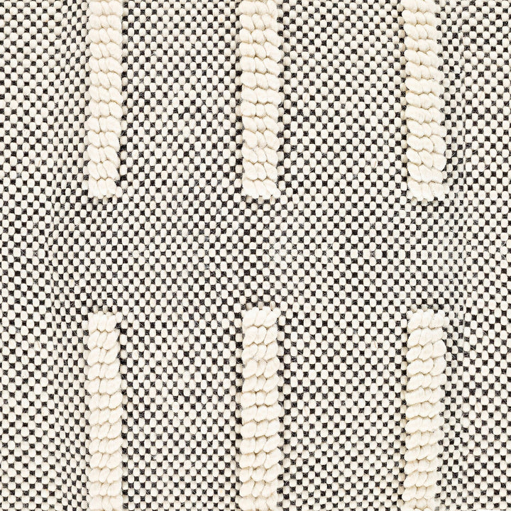 Sefarina Striped Cotton Blend Throw Pillow