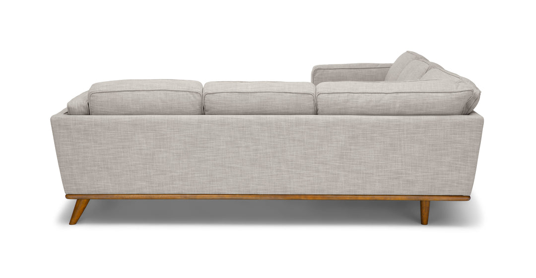 Timber Rain Cloud Gray Corner Sectional