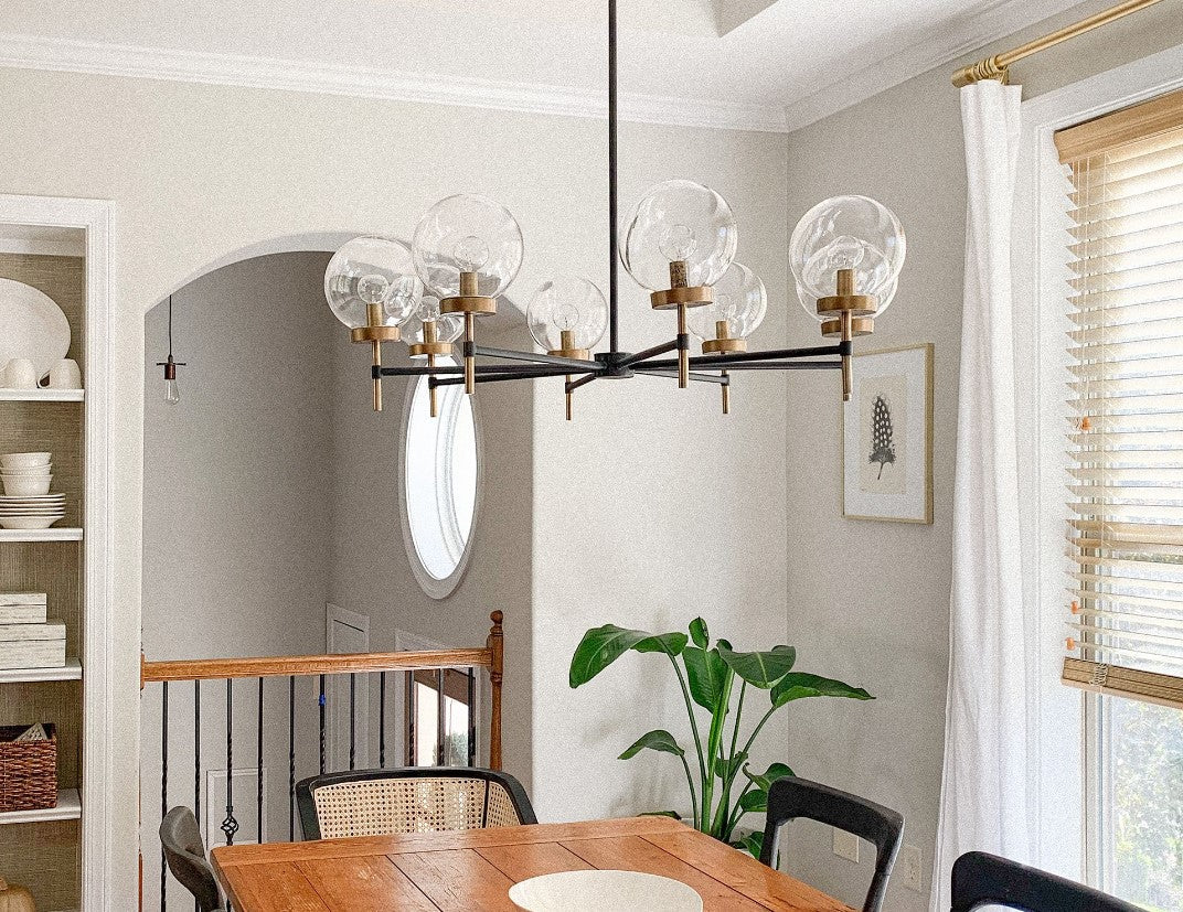 Camryn Glass Globe Round Chandelier