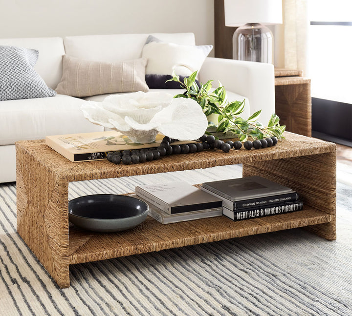 Malibu Rectangular Woven Coffee Table
