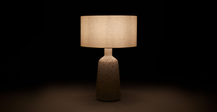 Ando Waxen White 21" Table Lamp