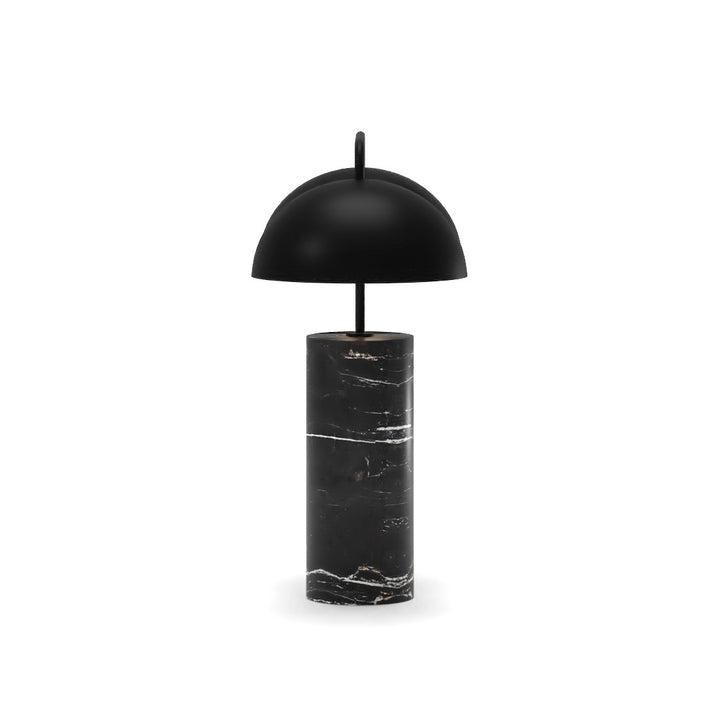 Domes Black Marble Table Lamp