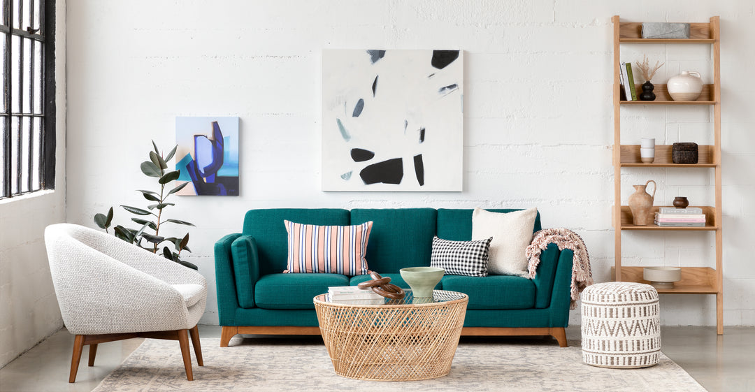 Ceni Lagoon Blue Sofa