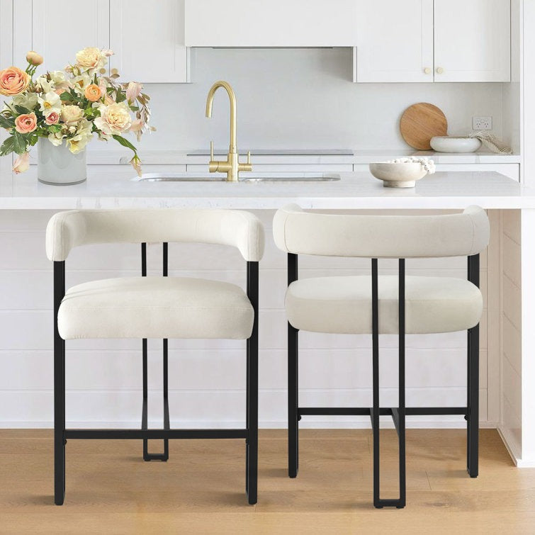 Mekah Upholstered 24 Counter Stool