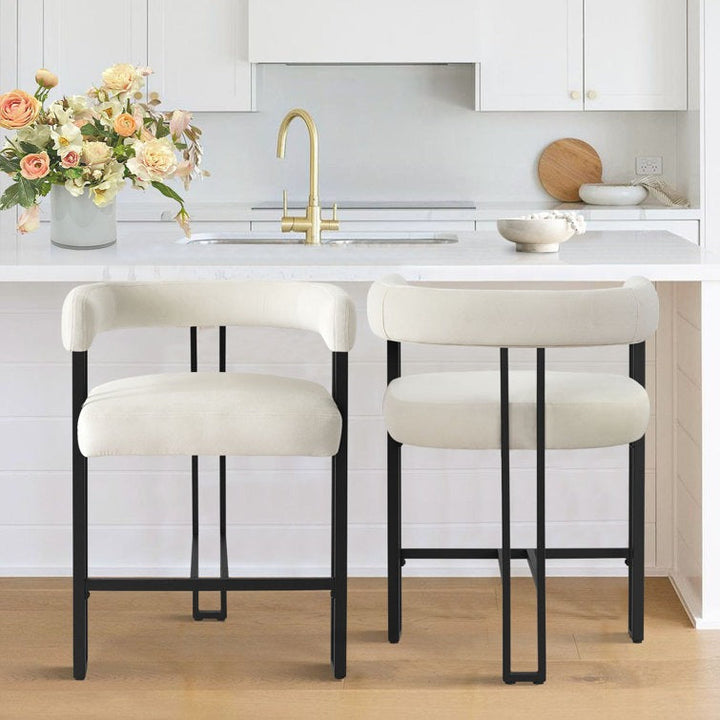 Mekah Upholstered 24 Counter Stool