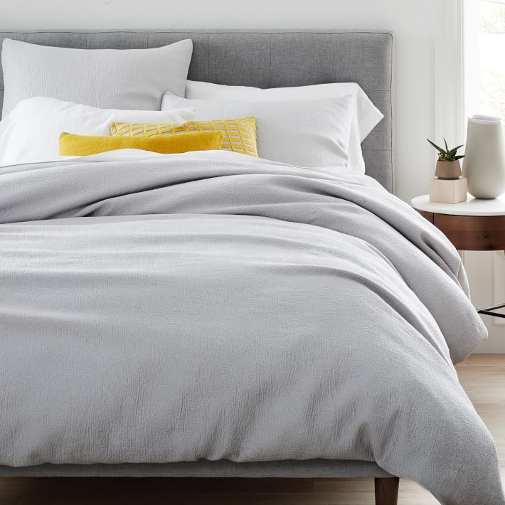 Silky Tencel Cotton Matelasse Duvet Cover Queen